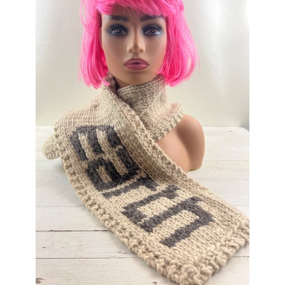 Vintage Kalso Systemet Inc “Earth” 100% Wool Scarf